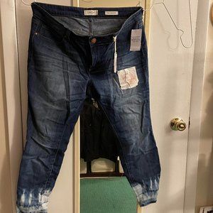 NWT Jessica Simpson Kiss Me Tie-Dye Ankle Jeans